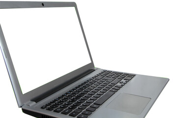 NOTEBOOK COMPUTER WITH TRANSPARENT SCREEN IN CHROMA KEY, IDEAL FOR EDITING, PLACING TEXT, PHOTO FOR...