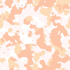Seamless colorful pastel camouflage pattern vector