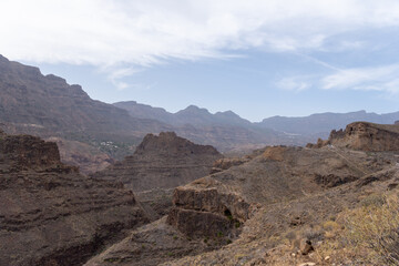 view of the guriete canyon