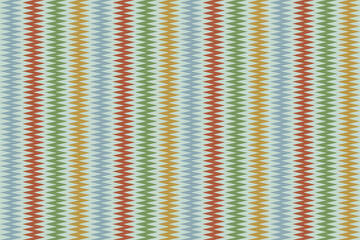 Geometric of pattern vector. Design zigzag stripes colorful on pastel green background. Design print for illustration, textile, carpet, magazine, cover, card, background, wallpaper. Set 5