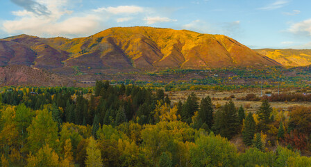 Epic Colorado Mountain Scene in the Fall Season