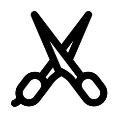 Scissors Line UI Icon
