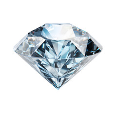 A Sparkle of a Perfectly Cut Diamond Isolated PNG