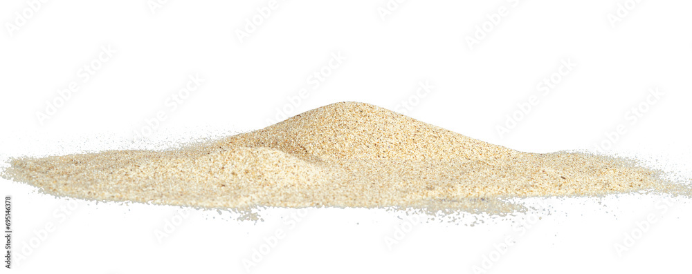 Poster sand dune desert isolated element