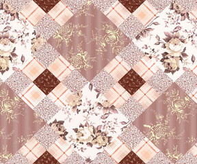 geometrical pattern digital shirt design  