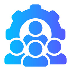 team gradient icon