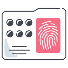 Fingerprint Scanner Icon