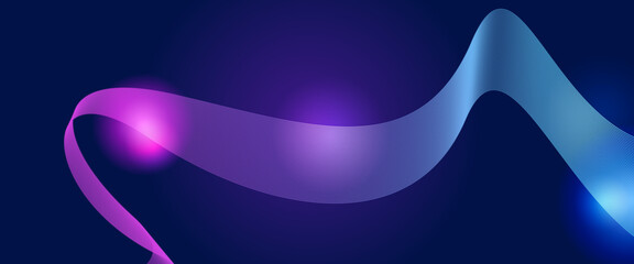 Purple violet and blue vector glowing tech line modern abstract background. Suit for poster, banner, brochure, corporate, website