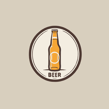 Minimalist Beer Logo Design Very Cool Concept 