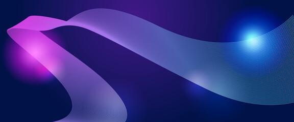 Purple violet and blue vector abstract modern technology line background. Suit for poster, banner, brochure, corporate, website