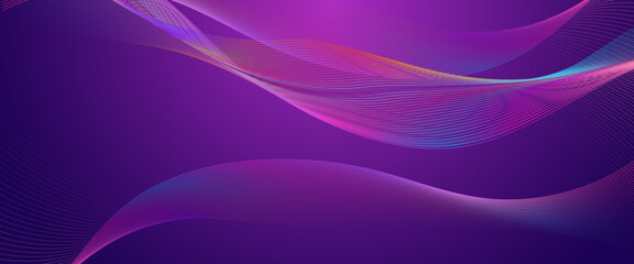 Colorful colourful vector tech line modern abstract background. Suit for poster, banner, brochure, corporate, website