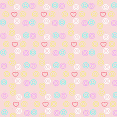 Pastel background for valentine 