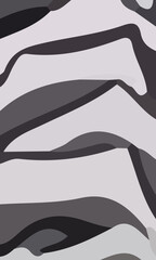 Aesthetic abstract art with a combination of shapes and gray colors. Suitable for background and poster
