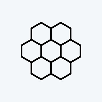 recommend clip art: Icon Propolis. suitable for Bee Farm. Line Style. simple design editable. design template vector. simple illustration