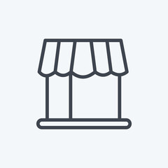 Icon Shopping. suitable for Business symbol. line style. simple design editable. design template vector. simple symbol illustration