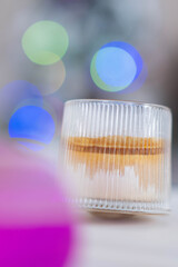  Coffee Menu called Dirty Coffee a Glass of Ristretto Coffee shot on Cold Milk