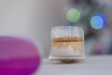  Coffee Menu called Dirty Coffee a Glass of Ristretto Coffee shot on Cold Milk