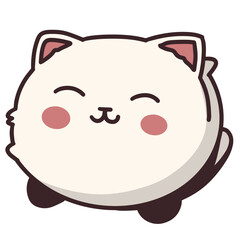 Cat Animals Cute Cartoon Illustration