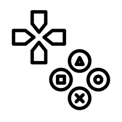 Joystick icon, line icon style