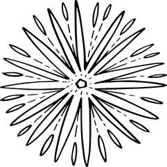 Obraz premium top view of tree decoration.