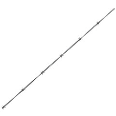 Sharp Barb Wire Elements in 8K: 3D Rendered Metal Steel Barbed Wire Border PNG, Isolated on Transparent Background for Prison Security or Industrial Fencing.