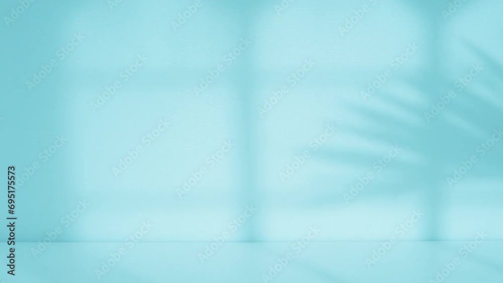 Poster empty room with window shadow