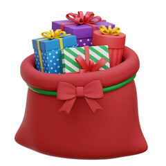 Christmas Gift 3D Icon Illustrations