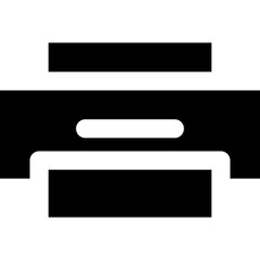 Fototapeta premium Printer Glyph Icon