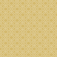 Seamless geometric background for your designs. Modern vector ornament. Geometric abstract golden white pattern