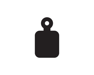 Chopping board icon vector symbol design illustration.