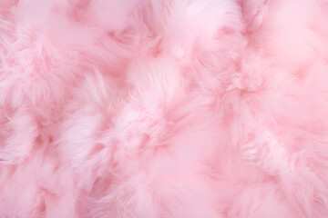 pink fur background fluffy texture - obrazy, fototapety, plakaty
