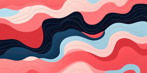 Abstract line art background with a minimalist, hand-drawn contour doodle style, featuring intricate scribble curves and lines.