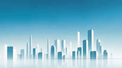 Fototapeta premium Modern architectural space creative poster