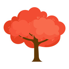 Colorful Tree Vector 4