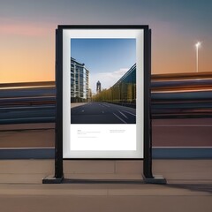 Fototapeta premium A blank banner on a campaign website3