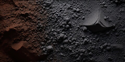 Powder metal texture closeup background.