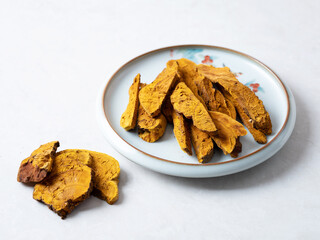 Phellinus linteus ,dried meshima mushroom