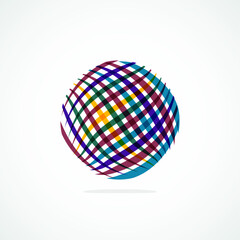 Abstract circle logo - minimalist emblem, timeless and universal shape of circle. Unique logo represent range of brands and concepts, encapsulating simplicity and creativity in single, iconic image