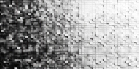 Pixel texture bright white black background.