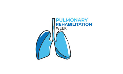 Pulmonary Rehabilitation Week. background, banner, card, poster, template. Vector illustration.