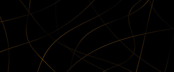 Vector modern simple design, elegant modern gold line background, abstract gold lines on black, abstract gold and black are light pattern with the gradient. - obrazy, fototapety, plakaty