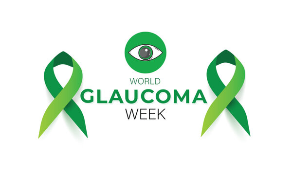 World Glaucoma Week. background, banner, card, poster, template. Vector illustration.