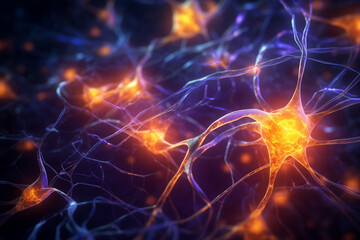 Glowing Neurons and Synapses in the Human Brain