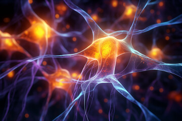 Glowing Neurons and Synapses in the Human Brain