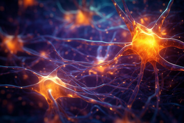 Glowing Neurons and Synapses in the Human Brain