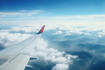 winglet of a airplane. Generative AI