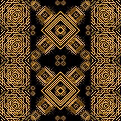 Draw yellow lines with  black  background, Design, Fabric patterns, Patterns for use as background, Art.	