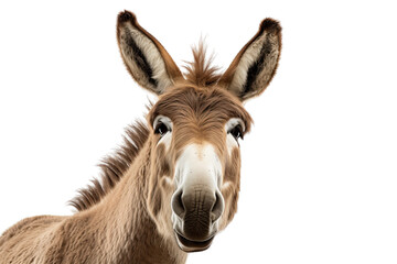 stupid donkey face isolated transparant background
