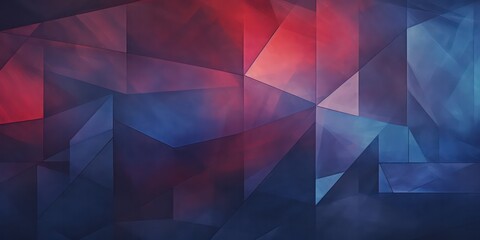 Obraz premium Abstract background geometric featuring dark blue, purple, and red hues