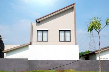 Residential houses in a housing area